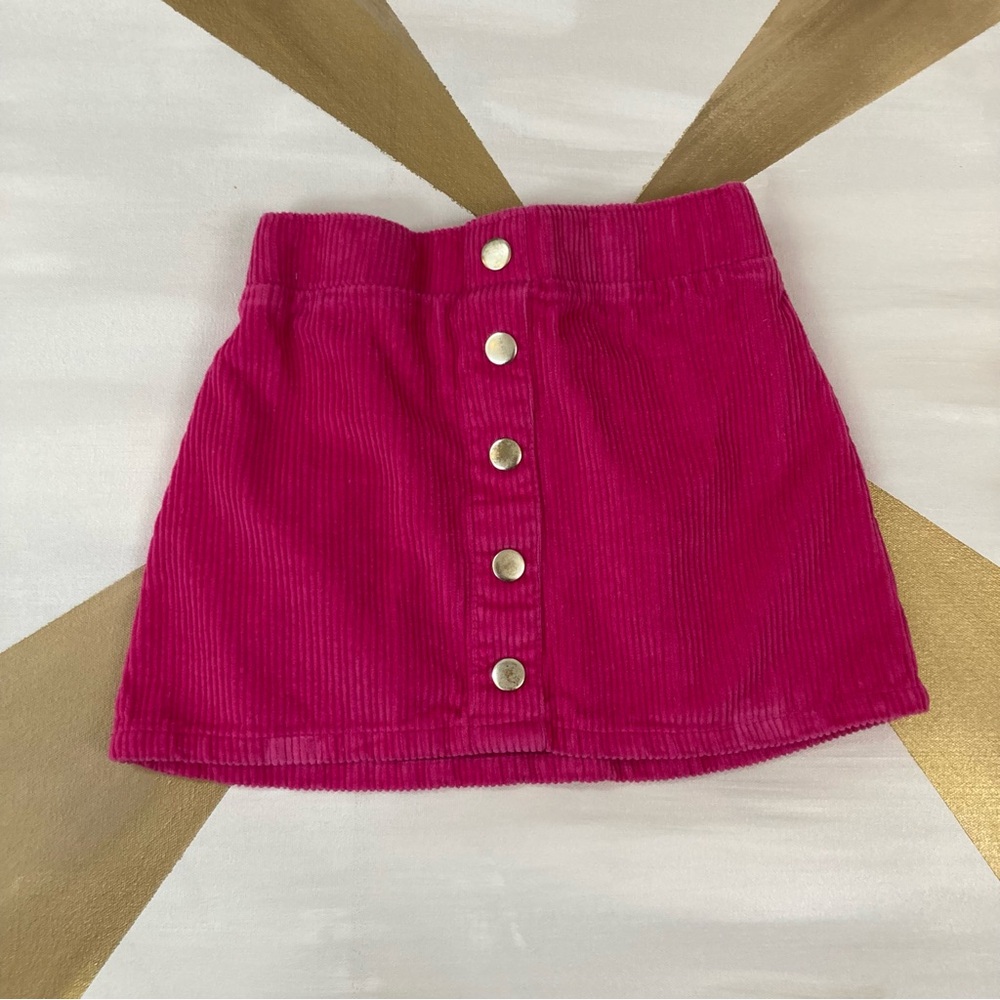 Isaac Mizrahi Pink Corduroy Skirt